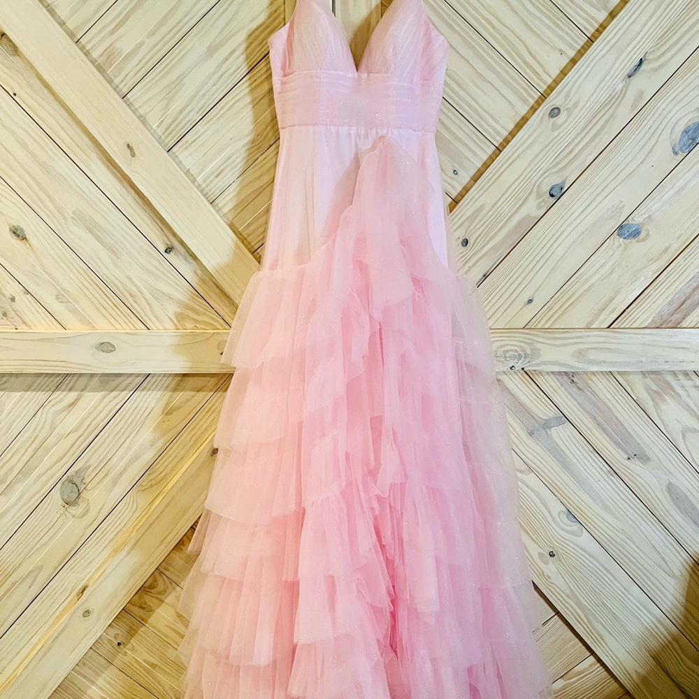 Elegant Pink Ball Gown